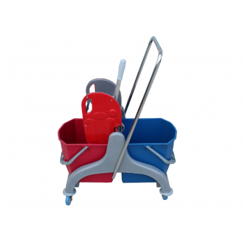 Cleaning cart 2x25lt