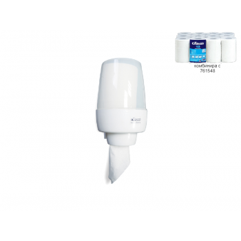 Дозатор за хартиени ролки, Бял