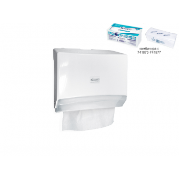 Диспенсър за V сгънати кърпи за ръце, Прозрачен