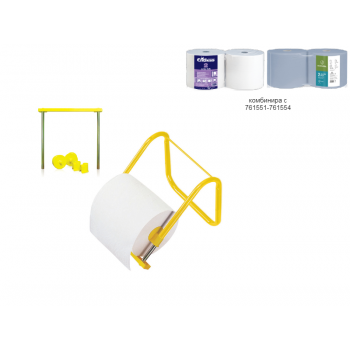 Стойка за индустриални кърпи на рула с монтаж на стена или плот 2-5кг