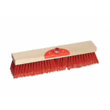 Professional wooden broom for industrial - outdoor use