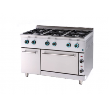 Gas Cooker 6 Range FC6FS7 with Oven - Line 800