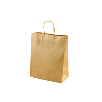 Хартиена чанта 20/8/24 с усукана дръжка x 25 броя