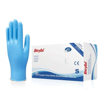 Ръкавици нитрил Сини L 100бр/кут 