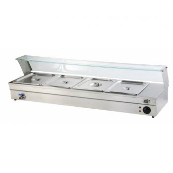 Bain Marie Showcase BM104 - 4x1/2 Gn - Drain Tap/ 90°C max