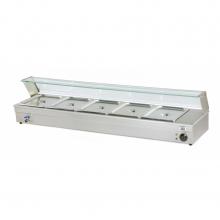 Bain Marie Showcase BM105 - 5x1/2 Gn - Drain Tap/ 90°C max