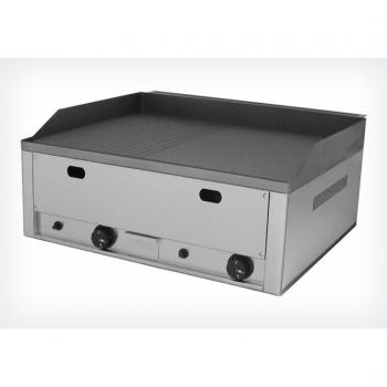 Gas Fry Top LRGD 60 - 1/2 Flat + 1/2 Ribbed Cooking Surface / 8 KW