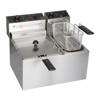 Фритюрник с двоен резервоар 7+4л