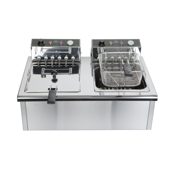 Електрически фритюрници с двоен басейн 2 х 12л