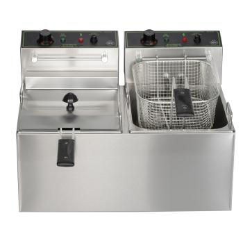 Електрически фритюрник 2 x 7л