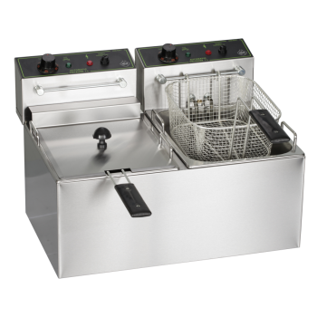Електрически фритюрник 2 x 7л
