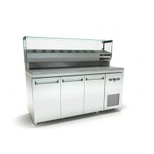 Pizza Refrigerator Counter/Granite PSM180PIZZA/3GN - 3 GN Doors