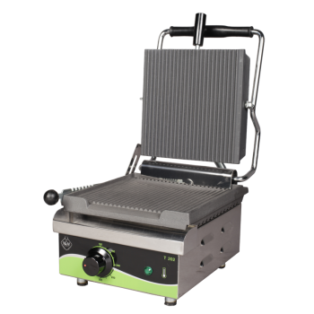 Електрически контактен грил - тостер, с оребрена плоча - T202