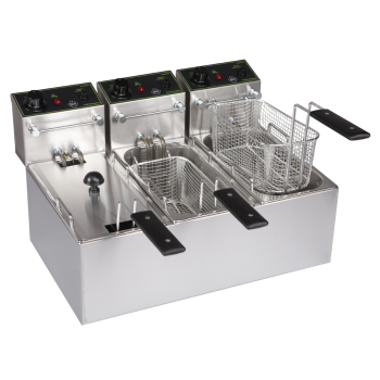 Фритюрник с три басейн  3 x 4л