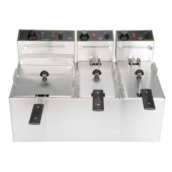 Фритюрник с три басейн 7+4+4л 